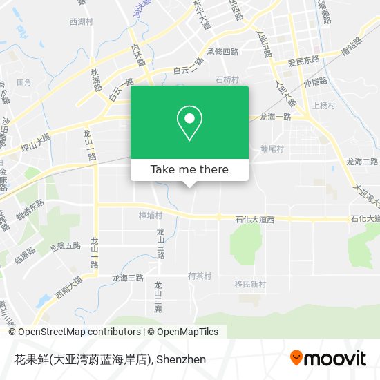 花果鲜(大亚湾蔚蓝海岸店) map