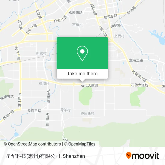 星华科技(惠州)有限公司 map