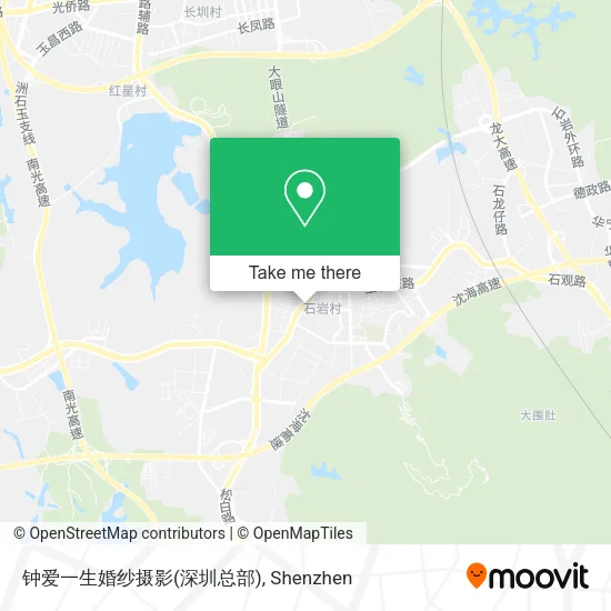 钟爱一生婚纱摄影(深圳总部) map