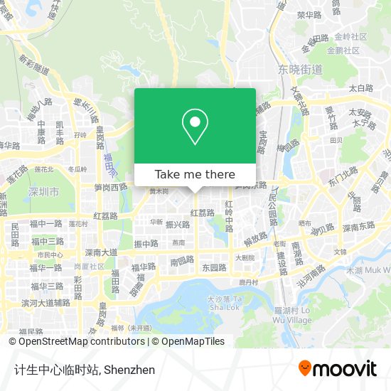 计生中心临时站 map