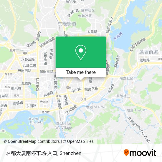名都大厦南停车场-入口 map