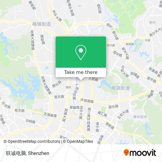联诚电脑 map