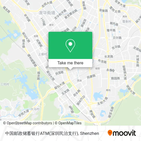 中国邮政储蓄银行ATM(深圳民治支行) map