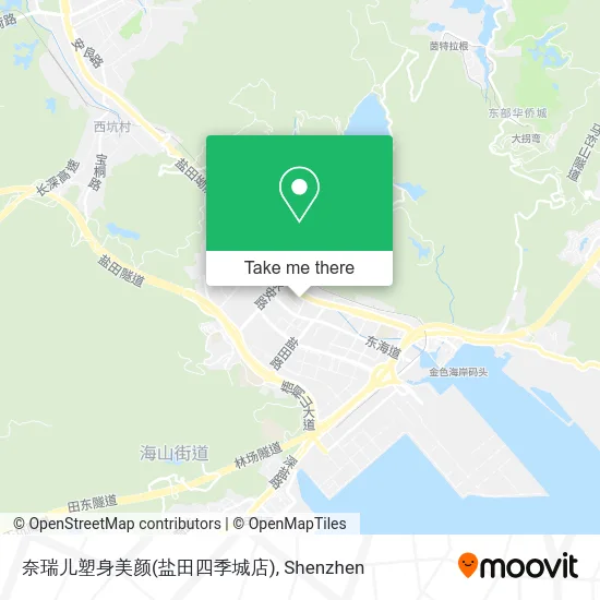 奈瑞儿塑身美颜(盐田四季城店) map