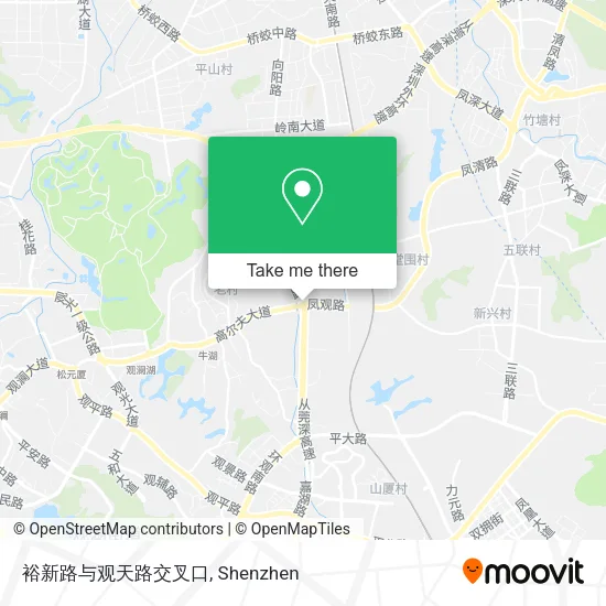裕新路与观天路交叉口 map