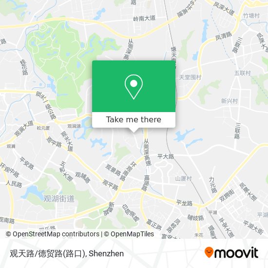 观天路/德贸路(路口) map