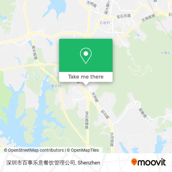 深圳市百事乐意餐饮管理公司 map