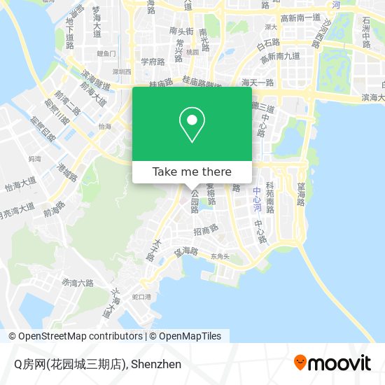 Q房网(花园城三期店) map