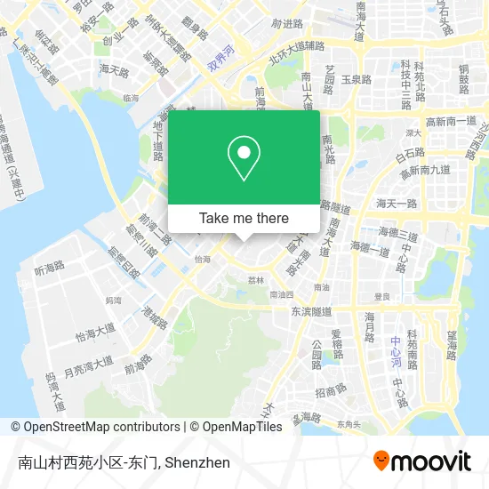 南山村西苑小区-东门 map