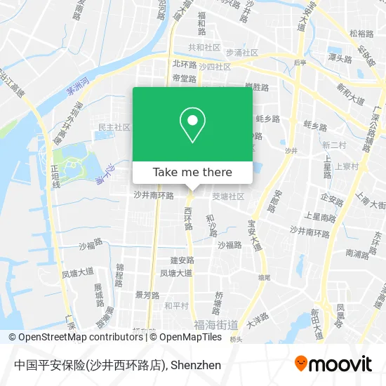 中国平安保险(沙井西环路店) map