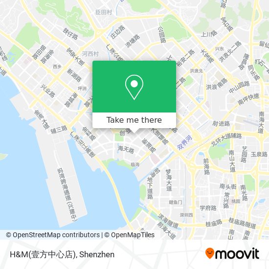 H&M(壹方中心店) map