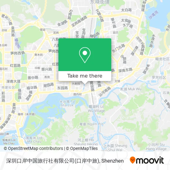 深圳口岸中国旅行社有限公司(口岸中旅) map