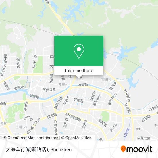 大海车行(朗新路店) map