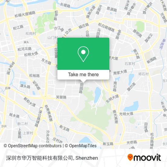 深圳市华万智能科技有限公司 map