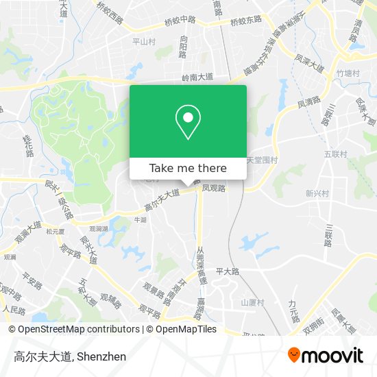 高尔夫大道 map