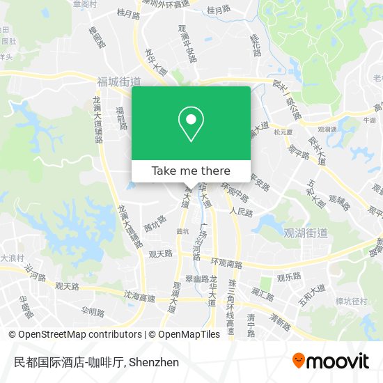 民都国际酒店-咖啡厅 map