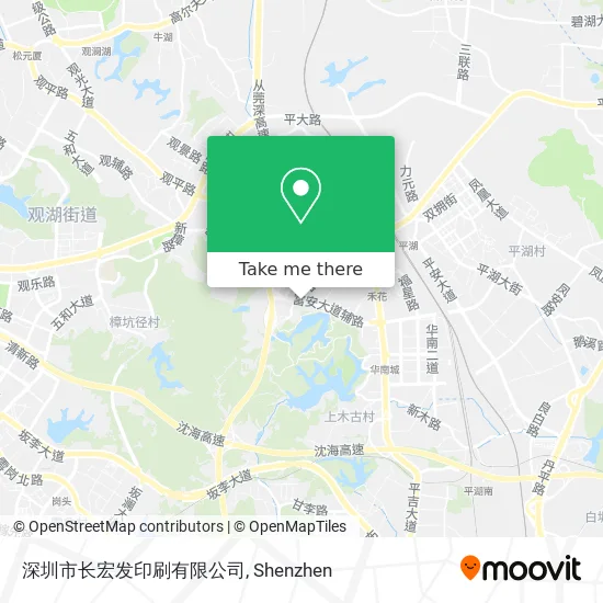 深圳市长宏发印刷有限公司 map