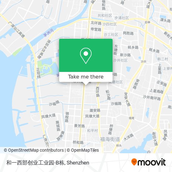 和一西部创业工业园-B栋 map
