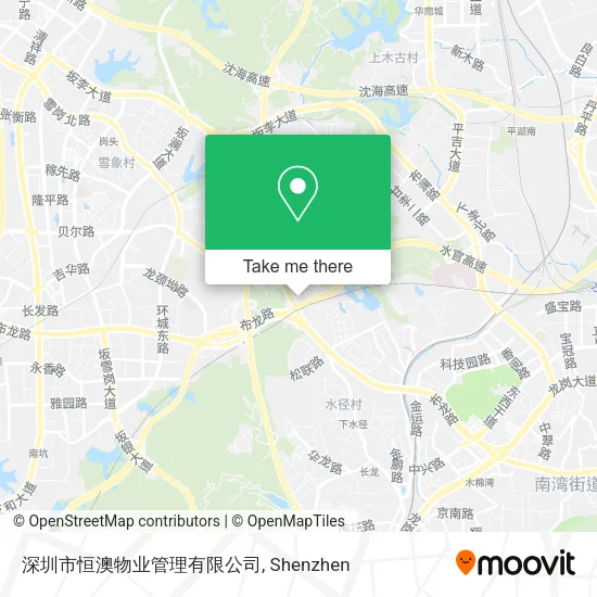 深圳市恒澳物业管理有限公司 map