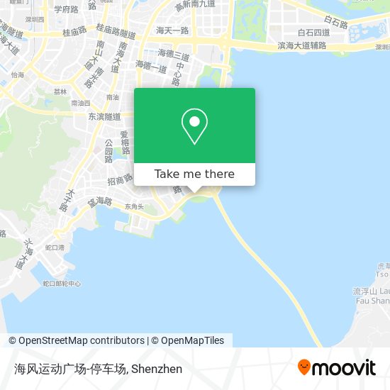 海风运动广场-停车场 map