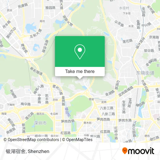 银湖宿舍 map