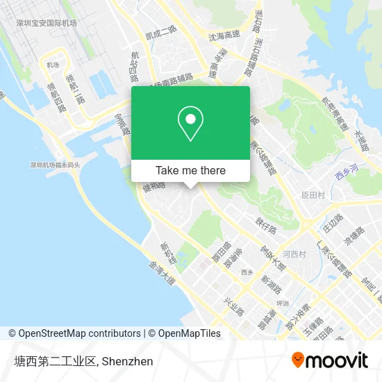 塘西第二工业区 map