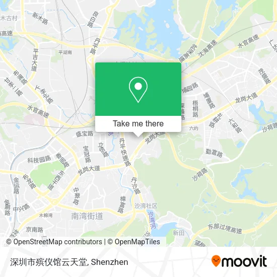 深圳市殡仪馆云天堂 map