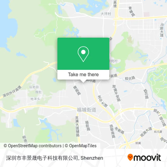深圳市丰景晟电子科技有限公司 map