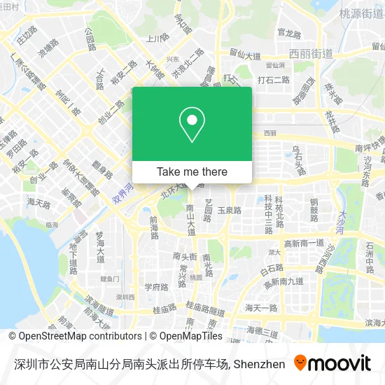 深圳市公安局南山分局南头派出所停车场 map