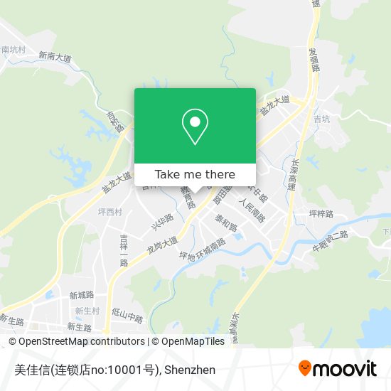 美佳信(连锁店no:10001号) map