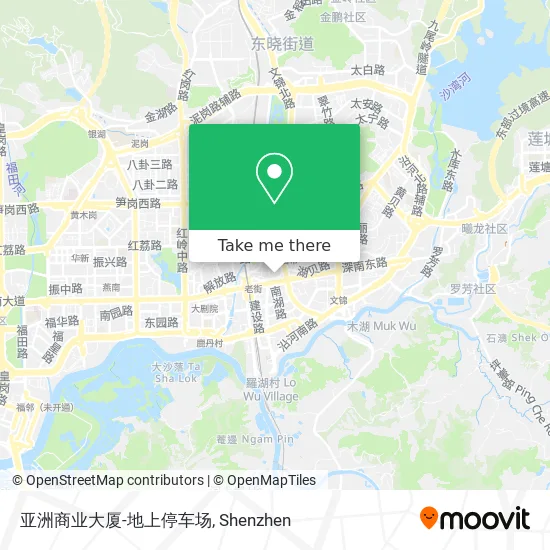 亚洲商业大厦-地上停车场 map