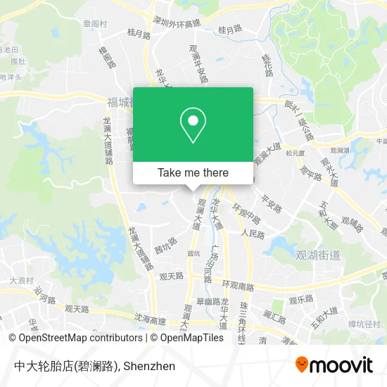 中大轮胎店(碧澜路) map