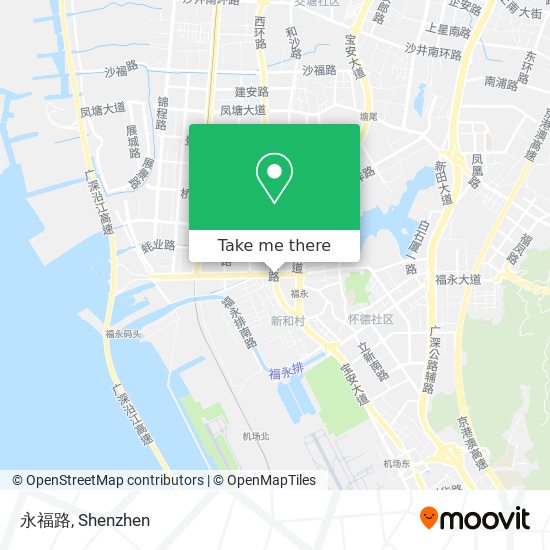 永福路 map