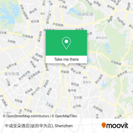 中成亚朵酒店(坂田华为店) map