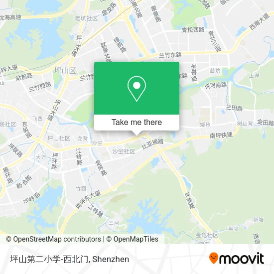 坪山第二小学-西北门 map