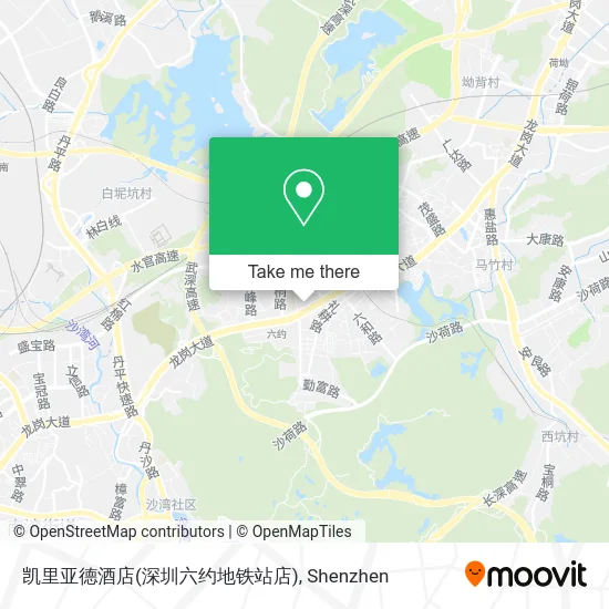 凯里亚德酒店(深圳六约地铁站店) map