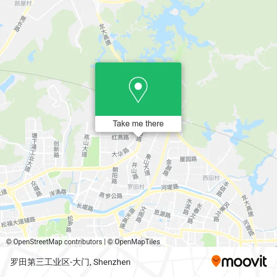 罗田第三工业区-大门 map