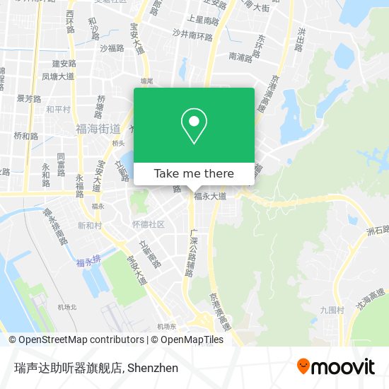 瑞声达助听器旗舰店 map