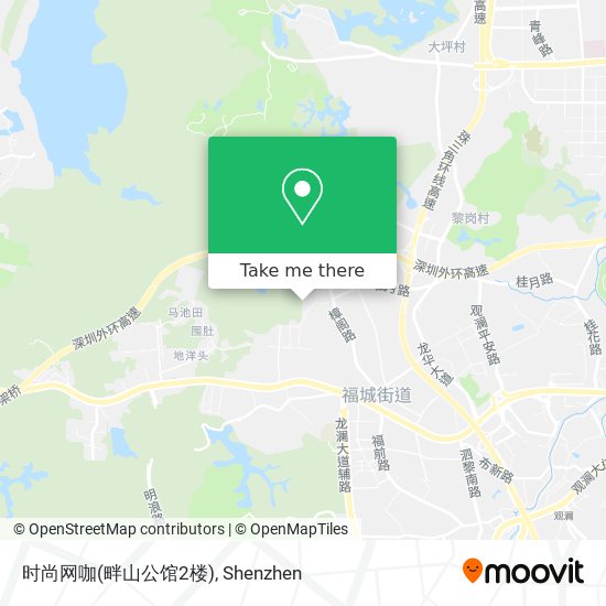 How To Get To 时尚网咖 畔山公馆2楼 In 观澜镇by Bus