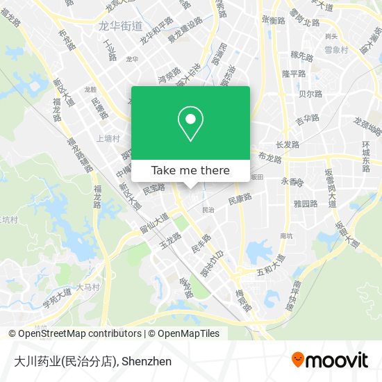 大川药业(民治分店) map