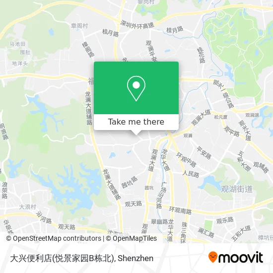 大兴便利店(悦景家园B栋北) map