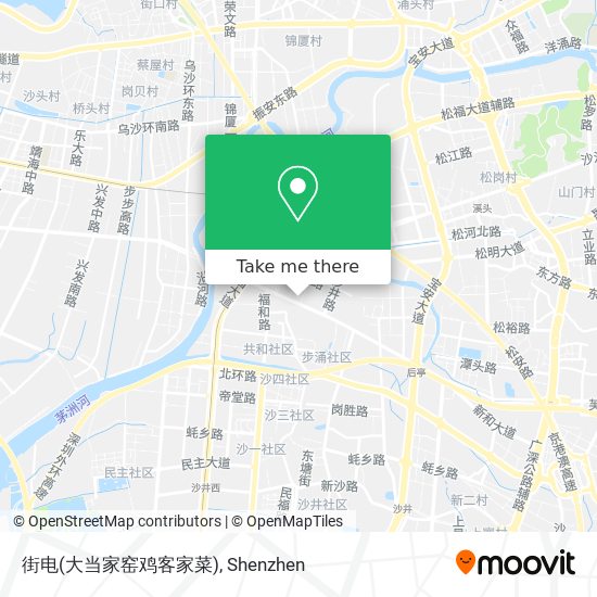 街电(大当家窑鸡客家菜) map