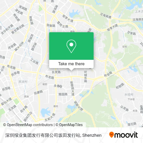 深圳报业集团发行有限公司坂田发行站 map