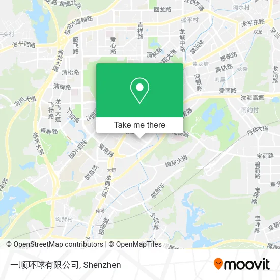 一顺环球有限公司 map
