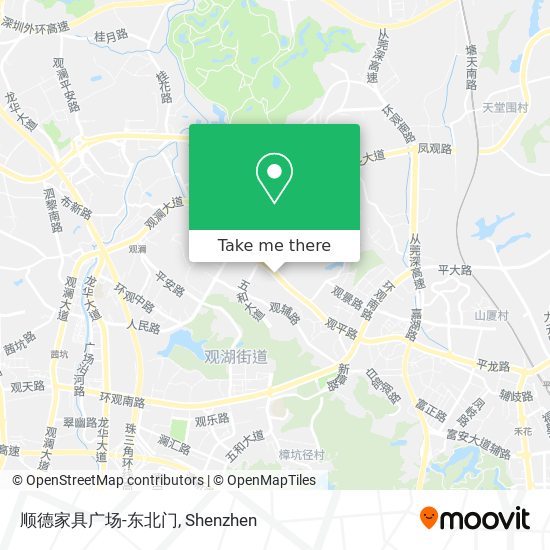 顺德家具广场-东北门 map