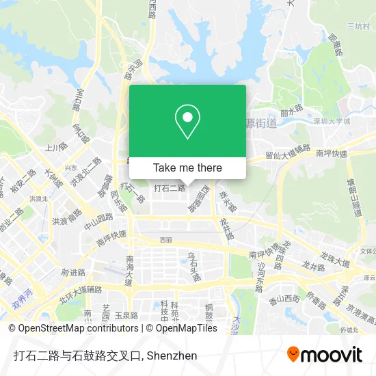 打石二路与石鼓路交叉口 map