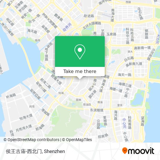 侯王古庙-西北门 map