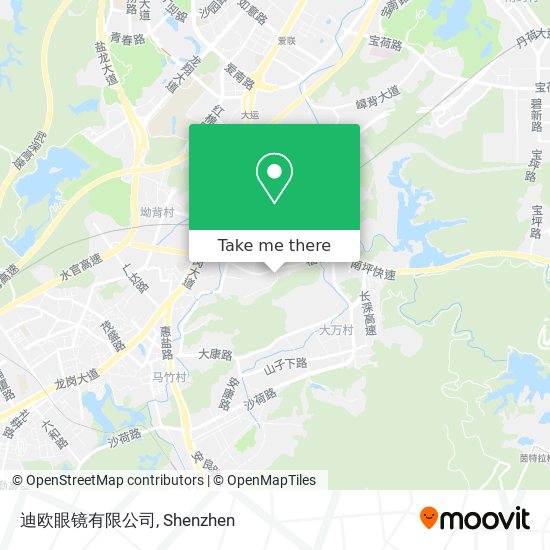 迪欧眼镜有限公司 map