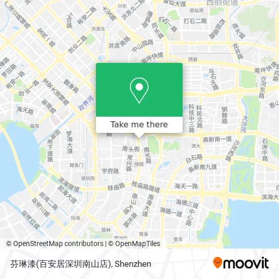 芬琳漆(百安居深圳南山店) map
