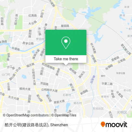 酷开公明(建设路巷战店) map